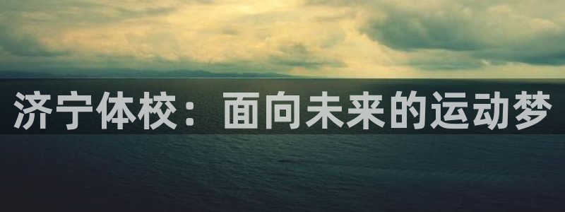 哈哈体育十年：济宁体校：面向未来的运动梦